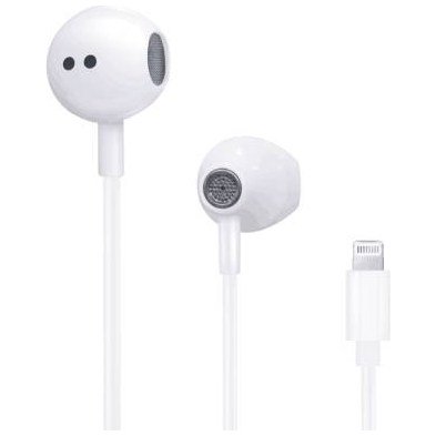 Dairle, A15 Wired Lightning Headphones, MFI Certified - White