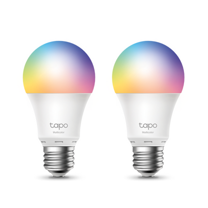 TP-Link, Tapo L530B (2-Pack), Smart Wi-Fi Light Bulb, Multicolor, Smartphone Controlled, Timer