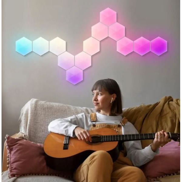 Dreamlights, RGBIC, Hexagon, LED Wall Tile Replacement / Add-on - 1 Piece