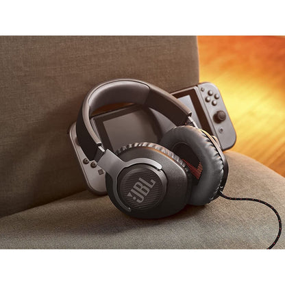 JBL Quantum 100, Gaming-Wired Over-ear Headset, Black