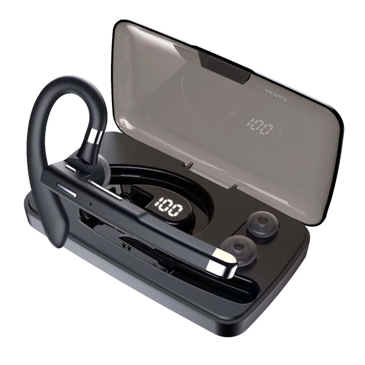 YYK-520 Hands-free, Waterproof, Wireless Headset with Mic, Bluetooth 5.0 with 500mah Charging Case