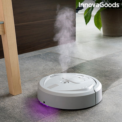 4-in-1 rechargeable robot mop with uv disinfection and humidifier - air freshener klinbot