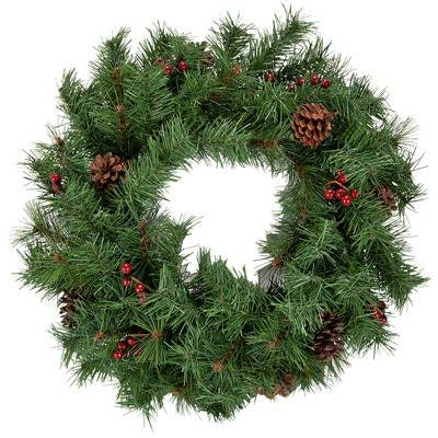 Habitat Berry and Pine Cone Christmas Wreath