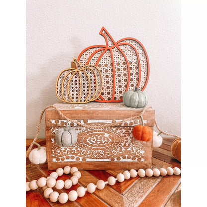 Rattan Boho Pumpkin