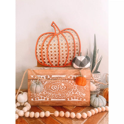 Rattan Boho Pumpkin