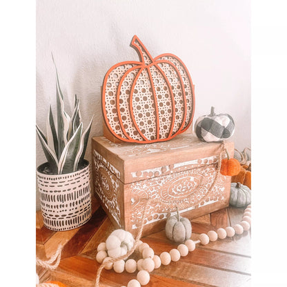 Rattan Boho Pumpkin