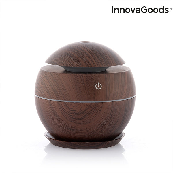 Mini humidifier scent diffuser dark walnut