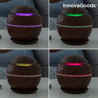 Mini humidifier scent diffuser dark walnut