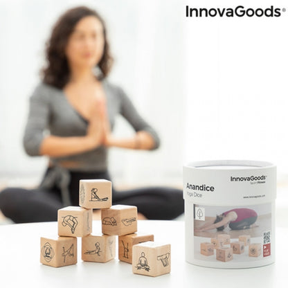 Yoga dice game anandice innovagoods 7 pieces