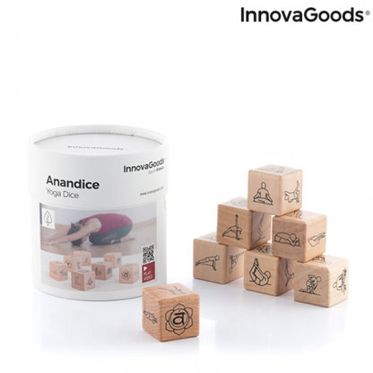 Yoga dice game anandice innovagoods 7 pieces